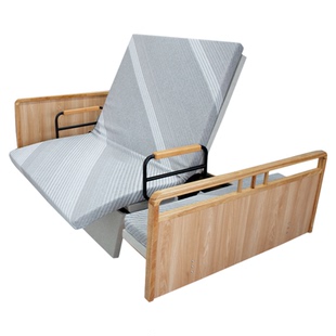 1.2米加宽电动旋转护理床定时翻身辅助下床家用老人升降床全自动