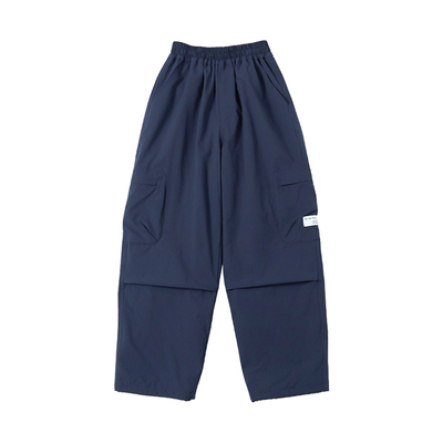 蓝汽水两侧大口袋绒里机能裤