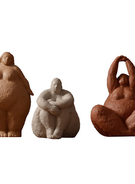 抽象艺术胖女人装饰树脂