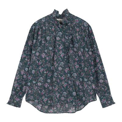 ISABEL MARANT ETOILE 碎花女士V领长袖衬衫衬衣银泰百货 301604