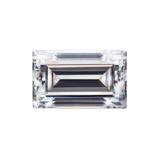 长方直角D色VVS1净度八心八箭莫桑石异形裸钻莫桑moissanite