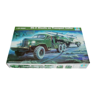 恒辉模型 小号手 00205 1/35 红旗2地对空导弹运输车 拼装模型