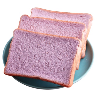 紫薯吐司面包饱腹早餐营养代餐