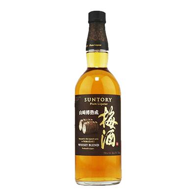日本直邮SUNTORY三得利山崎焙煎樽熟成梅酒17度清新果香细腻750ml