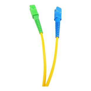 SC/UPC-SC/APC单模0.3\0.5\1\2\3米猫棒光纤跳线转换跳纤尾纤8度UPC-APC广电转电信大方头0.9mm  Patchcord