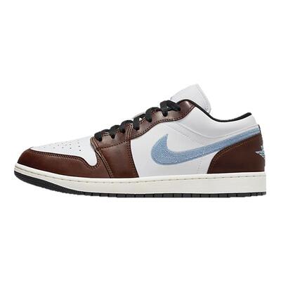 Air Jordan 1 AJ1 白褐色 GS 低帮 复古休闲运动篮球鞋FQ8156-142