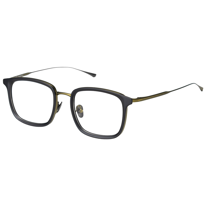 复古超轻黑色眼镜框男款大脸方形商务纯钛近视可配痞帅全框防蓝光