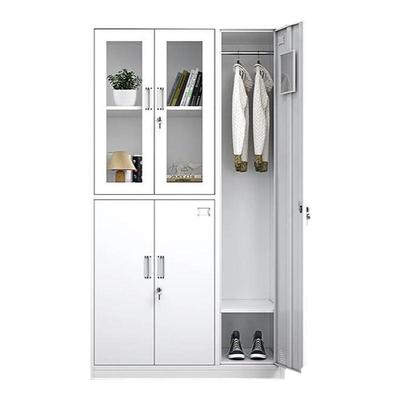 铁皮柜子分体式五节带锁