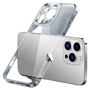 简约透明软壳适用iphone13promax苹果12手机壳14promax女11全包x/xr/xs硅胶6s/7/8plus防摔15新款13情侣16pro