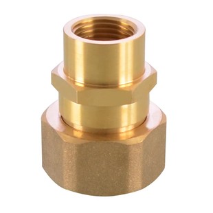 黄铜4分转6分变1寸内外丝活接头双内丝活直接头热水器水管件接头