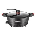 梅特德菲多功能微压电子锅速食锅真钛锅电热锅电炒锅涮羊肉烤肉菜