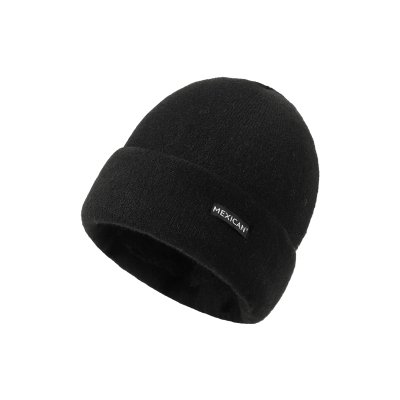 稻草人羊毛混纺帽子男士冬季加绒