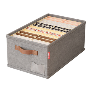 衣柜裤子收纳神器分层衣服收纳箱家用收纳盒整理盒抽屉式储物箱子