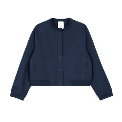 kleeklee环保棉毛圈针织布开衫