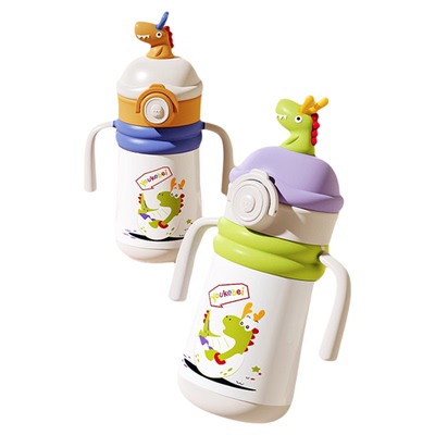 小月龄儿童保温杯喝水喝奶两用