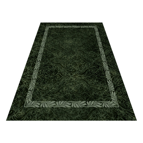 美式复古绿色入户门地垫玄关进门踩脚垫地毯耐脏脚垫轻奢防滑垫子