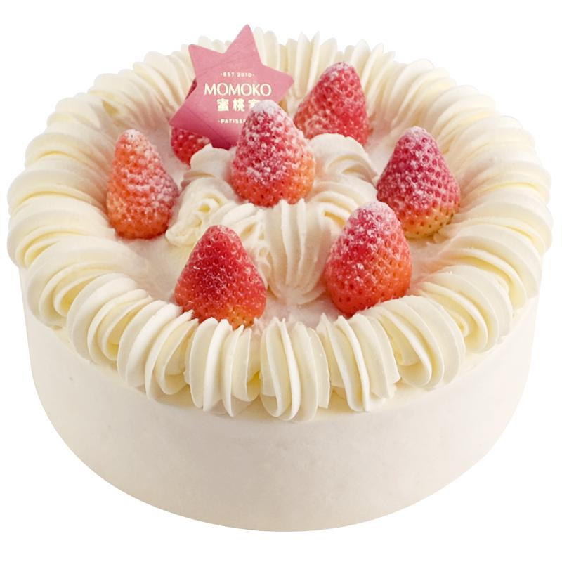 【銀座草莓】蜜桃家兒童生日蛋糕女同城配送成都純動物奶油蛋糕