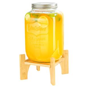 玻璃冷水桶调酒桶泡酒瓶自制饮料果茶桶果汁罐啤酒网红可乐桶容器