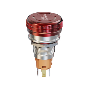 16mm19mm22mm金属急停开关按钮自锁式防水带灯双色发光LANBOO新品