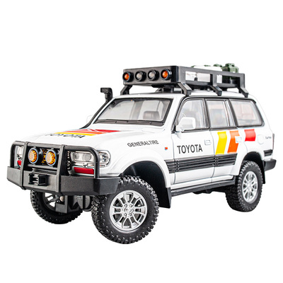 经典丰田陆巡仿真合金车模玩具车
