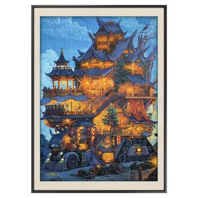 为㚓国潮拼图成人1000片解闷礼物