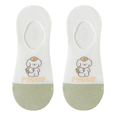 caramella夏透气不掉跟女隐形袜