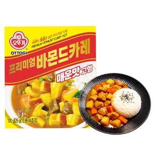不倒翁咖喱块韩国原装进口苹果咖喱开胃拌饭下饭酱家用厨房调味料