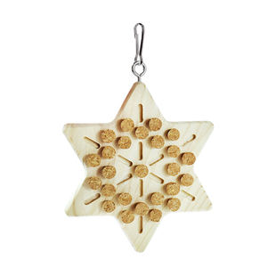 鹦鹉解闷自嗨玩具拔丁丁益智拔木塞啃咬玩具牡丹和尚小太阳鸟用品