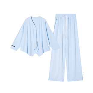 从轻睡衣女2025新款秋长袖家居服套装女高级感慵懒风可外穿超好看