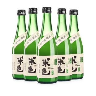 米色米酒醪糟6度350ml*5瓶原味糯米甜酒浊米酒低度微醺