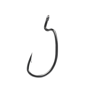 国王路亚微物曲柄钩海钓新款加强软饵细条宽腹鱼钩德州钓组倒钓