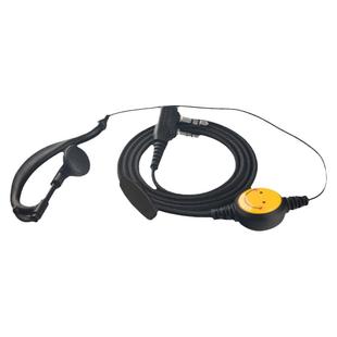 对讲机耳机线耳挂式通用餐饮加粗专用大音量K头适用宝峰摩托罗拉