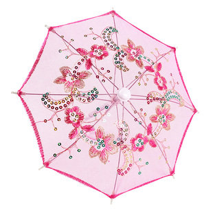 儿童蕾丝伞公主洋伞婚礼装饰舞蹈道具玩具伞透明绣花小伞