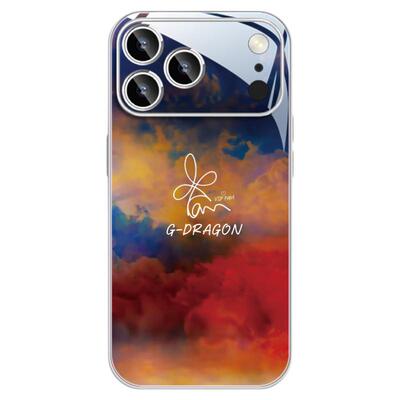 权志龙小雏菊新款玻璃手机壳