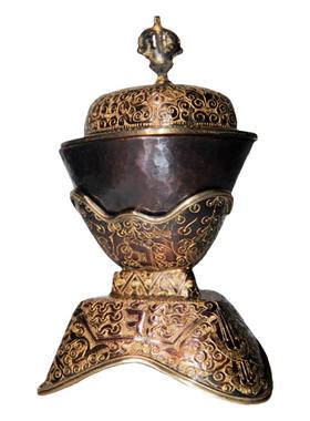 桌面摆件托巴碗法器尼泊尔工艺