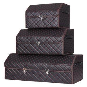 车载储物箱后备箱收纳袋整理箱汽车内装饰用品大全置物盒后背尾箱