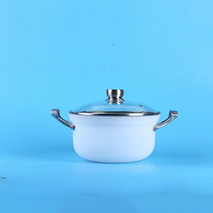 供应水晶石英手柄水晶汤锅玉锅煲锅27CM深度13CM无涂层干烧不坏