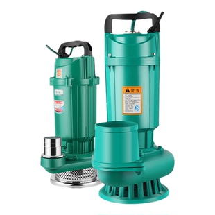 人民潜水泵220V家用抽水泵机高扬程大流量排水泵农用灌溉水井380V