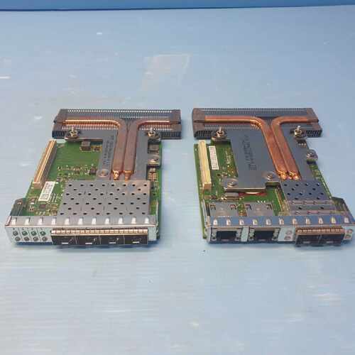 Dell 1x 068M95 1x 0C63DV Quad-Port 10GB SFP Network Daughter