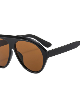 欧美风超a大框飞行员墨镜男女可配度数秋冬凹造型穿搭墨镜显脸小