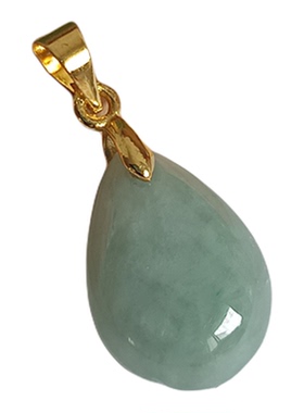 天然翡翠水滴玉吊坠支持鉴定
