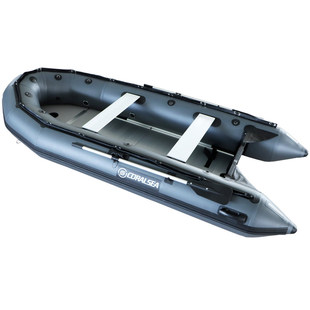 CORALSEA珊瑚海冲锋舟橡皮艇加厚钓鱼船硬底充气船耐磨皮划艇快艇