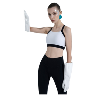 DIVINA BLU多伦多裸感瑜伽文胸大露背运动内衣女跑步防震健身背心