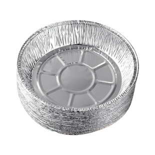 锡纸盘空气炸锅家用食品级烤箱烘焙锡箔碗加厚锡纸盘吸油纸耐高温