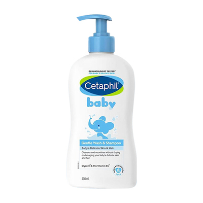 【自营】Cetaphil丝塔芙儿童洗发水沐浴露二合一400ml婴幼新生儿