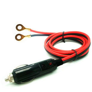 汽车载点烟器插头12V/24伏转220V逆变器转换通用连接车载大功率线
