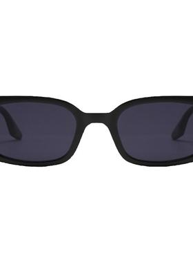 宋智雅同款复古长方形墨镜显瘦