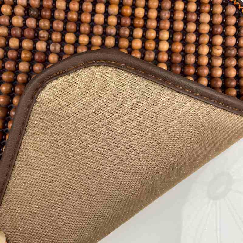 批发红木花梨木珠子坐垫带汽车垫子木质透气垫防滑座垫夏季凉木珠