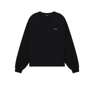 WE11DONE25早秋中性男女同款经典宽松休闲肩缝线LOGO饰边T恤