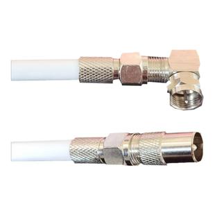 有线数字电视线闭路信号线 机顶盒RF射频同轴连接线英制螺纹F头